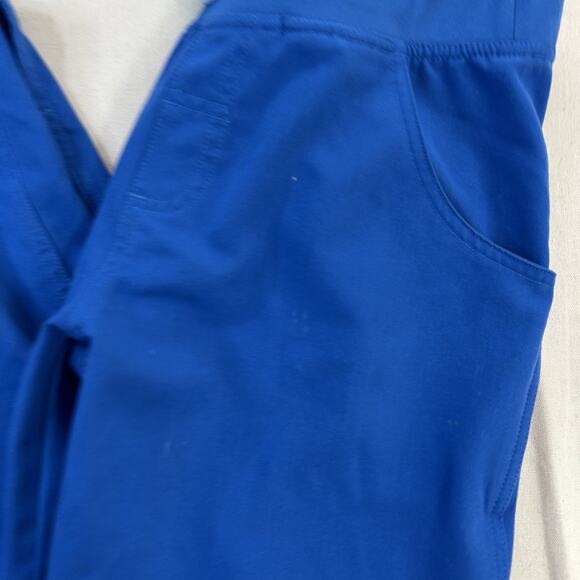 Figs Pants Womans Small Tall S/T Blue Technical Collection Scrubs Nurse - Picture 2 of 8